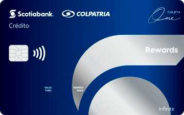 Tarjeta de crédito One Rewards Infinite Scotiabank Colpatria